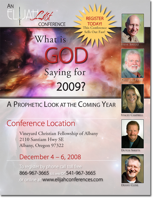 What is God Saying for 2009?