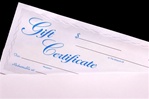 gift certificate
