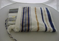 Missianic Prayer Shawl and Matching Talis Bag